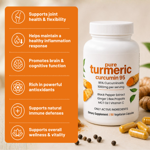 Turmeric Curcumin Capsules (1,000mg)